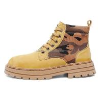 Nuevo Botas Vaqueras 2024, Botas de combate al aire libre para hombres con correa, zapatos de postre de cuero Unisex de alta calidad, Botas de camuflaje - details 2