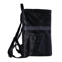 Bolsa térmica extra grande de 35L, impermeable, negra, con asa para el hombro, para entrega y capacidad para alimentos frescos. - details 14