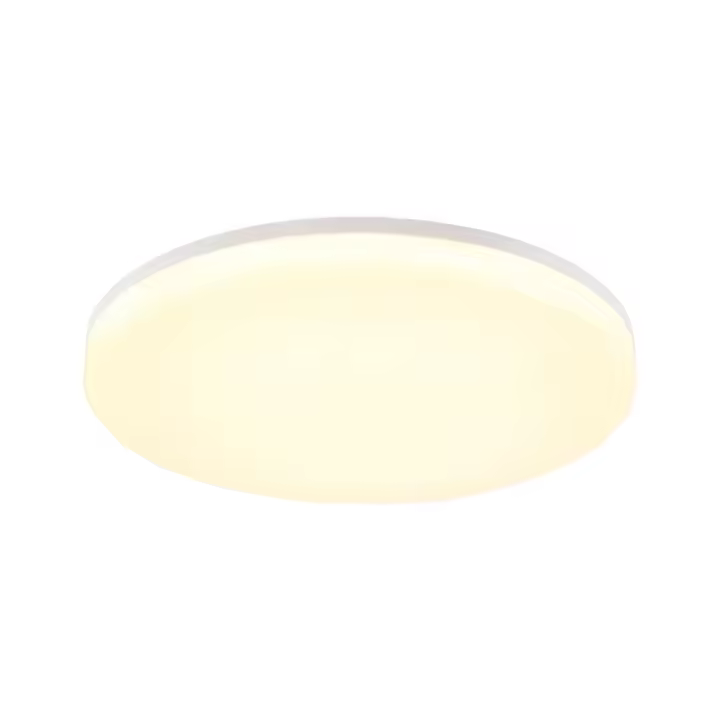 CBJKTX Luz de techo LED 18W 22CM Redonda IP54 Lámpara de baño de dormitorio regulable plana con control remoto para pasillo de cocina - 1