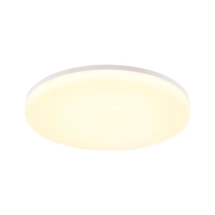CBJKTX Luz de techo LED 18W 22CM Redonda IP54 Lámpara de baño de dormitorio regulable plana con control remoto para pasillo de cocina - 1