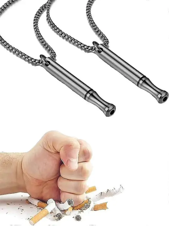 Collar para dejar de fumar, collar de ansiedad, collar de vapeo, collar de respiración para dejar de fumar, respiración Exe - 1