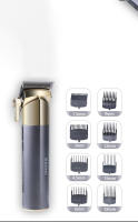 Kemei-cortadora de pelo profesional potente, máquina de corte de pelo recargable, inalámbrica, para barbero - details 3