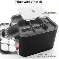 Fuente de agua Crystal Cat de acero inoxidable, fuente para mascotas de 101 oz/3 L con luz LED para gatos y perros - details 6