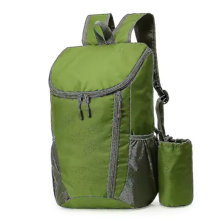 Bolso de hombro plegable de gran capacidad, bolsa ligera impermeable para exteriores, mochila deportiva de viaje, c - 1