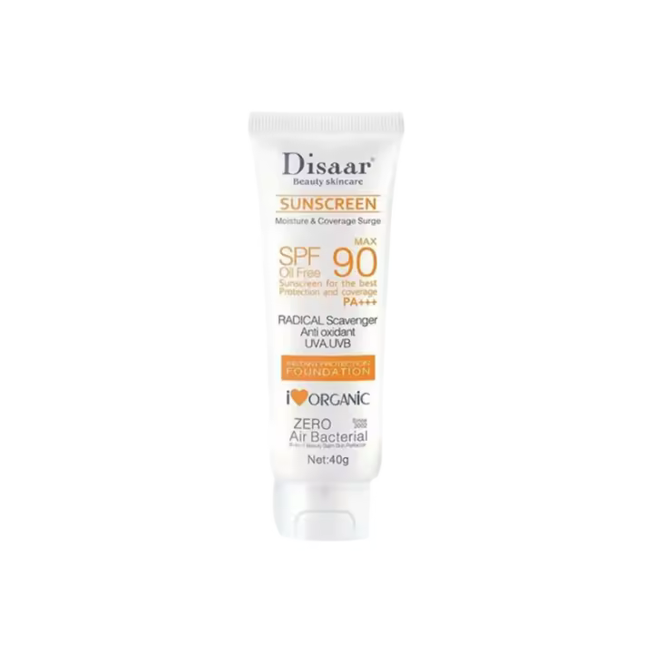 Crema Disaar FPS 90 Protector Loción Hidratante para Cuerpo y Rostro Protección UV Bloqueador Solar - 1
