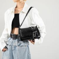 Bolso Cruzado Retro de Cadena Monedero de Antiguo Estilo para Mujeres con Múltiples Compartimentos, Cierre Magnético, Forro de Poliéster, Bolso Cruzado Casual Negro/Marrón/Blanco/Rojo/Café - details 2