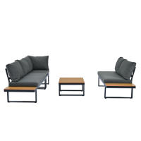 Set de Ocio en Jardín Posición de Esquina con Función de Relájate 5 Pasos Ajustables, Hasta 55° - details 4