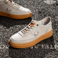 Xiaobai zapatos de hombre 2025 nueva superficie de cuero de verano deportes suela suave transpirable No. 1 zapatos de junta casual zapatos de cuero de los hombres. - details 37
