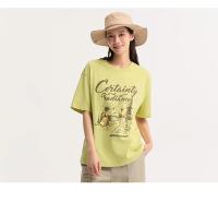 Camiseta de Verano 2024 Semir Manga Larga, Estampado Retro Americano, Moda para Mujeres - details 7