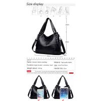 Bolso De Mano Para Mujer De Cuero De Alta Calidad Bolso De Hombro Tote Shopper De Lujo Diseñador Bolsa Feminina Con Manija De Cima - details 3