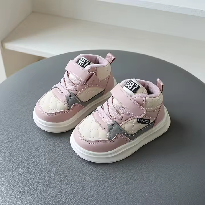 Nuevos zapatos deportivos para niños, zapatos casuales de vellón - 1