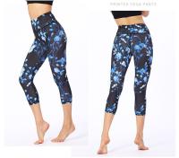 Pantalones De Yoga Con Estampado Para Mujer, Diseño De Cintura Alta Y Tejido Suave Para Una Mayor Comodidad - details 7