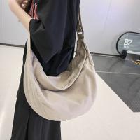 Bolso Bandolera De Lona Sólida Para Mujer Gran Capacidad Bolso De Compras Y Estudiante Bolso De Hombro Unisex Para Escuela - details 24