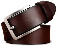 Cinturón de cuero genuino para hombre, hebilla retro, cinturón de piel de vaca versátil, 125 cm, regalo para hombre - details 0