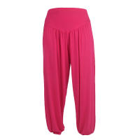 1 Uds. Pantalones de baile deportivos de Yoga suaves de algodón informales sueltos elásticos para mujer a la moda - details 13
