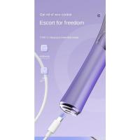 Rizador de pelo inalámbrico automático, rizador de pelo giratorio inalámbrico, recargable por USB, pantalla de temperatura, temporizador ajustable - details 8