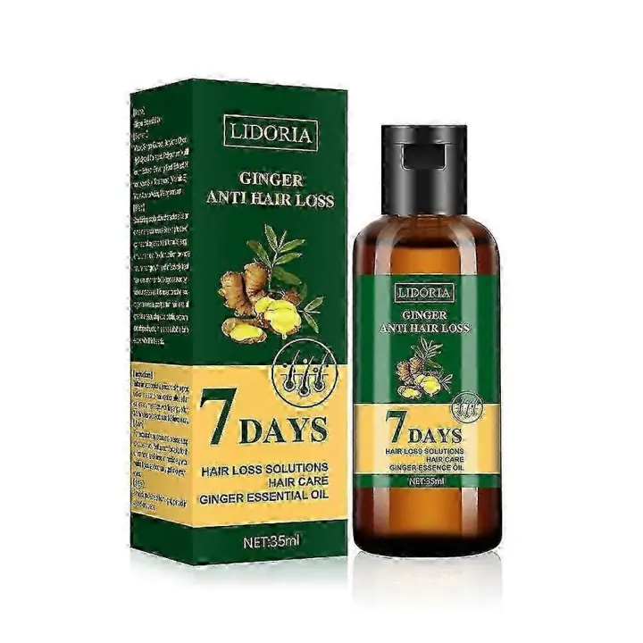 Aceite de Jengibre anti-caída de Cabello Nutre tu Cuero Cabelludo, Fortalece Raíces - 1