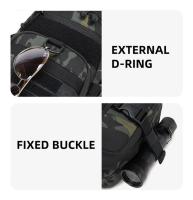 Mochila Táctica para Acampar Bolsa de Hombro Deportiva para Senderismo, Escalada, Ciclismo, Pesca, Viajes Bolsa de Cintura MOLLE - details 10