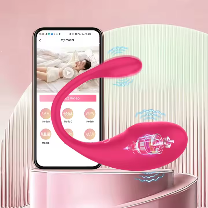 Vibrador inalámbrico Bluetooth para punto G para mujer, consolador con aplicación remota, Control, huevo vibrador, clítoris, bragas femeninas, Juguetes sexuales para adultos - 1