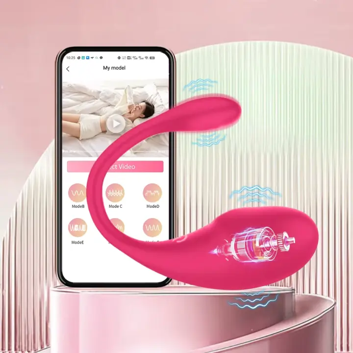 Vibrador inalámbrico Bluetooth para punto G para mujer, consolador con aplicación remota, Control, huevo vibrador, clítoris, bragas femeninas, Juguetes sexuales para adultos - 1