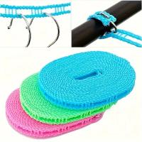 Tendedero grueso antideslizante a prueba de viento, cuerda colgante para ropa, suministros de lavandería para el hogar, accesorios de acampada, Color aleatorio - details 5