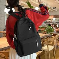 Mochila Pequeña Y Fresca Para Estudiantes, Morral De Color Sólido, Informal, A La Moda, Para Estudiantes Universitarios - details 2