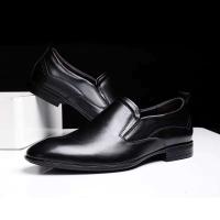 Zapatos de vestir de cuero genuino originales con forro de poliuretano para hombre, elevador de alta calidad, hechos a mano italianos, 2022 - details 1