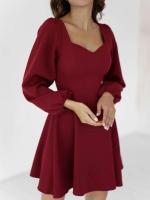 Elegante vestido de noche Midi de lujo para mujer, nuevo vestido de manga larga de Color sólido, vestidos Vintage de moda, promoción - details 17