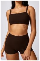 Traje atlético de 2 piezas para mujer, ropa de Yoga de secado rápido, equipo de Fitness, correr, entrenamiento, ropa de ejercicio - details 16