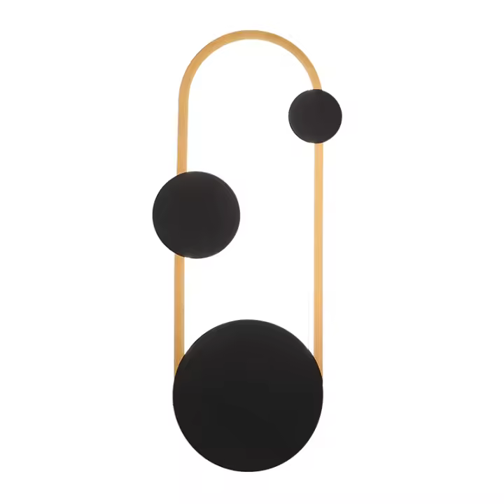 Lámparas de pared LED modernas, iluminación interior blanca/dorada con luz negra para pasillo, dormitorio, lámpara de mesita de noche, decoración de sala de estar - 1
