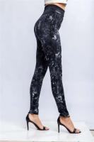 Body de mezclilla estampado para mujer, leggings elásticos, cintura alta, levantamiento de cadera, pantalones Kasur, entrenamiento, correr, gimnasio - details 10