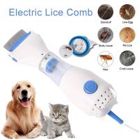 Peine eléctrico antipiojos para mascotas, cepillo asesino para eliminación de pulgas, pequeño, accesorios para perros y gatos - details 2