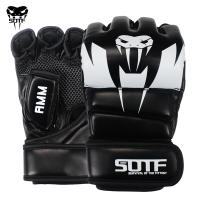 SOTF-guantes de boxeo Multicolor de serpiente venomosa, guantes de lucha de boxeo, caja de almohadillas Sanda, Tigre, Muay Thai, muay thai - details 5