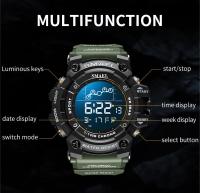 Smael-reloj deportivo para hombre, cronómetro digital LED, resistente al agua, de moda - details 0
