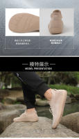 Tendón de res antideslizante zapatos de cabeza ancha para hombres y mujeres de moda y cómodos - details 13