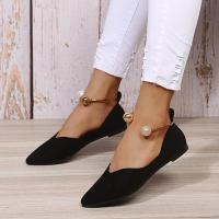 Zapatos planos de punta estrecha con estampado de leopardo para mujer, zapatillas informales transpirables sin cordones para exteriores, 2022 - details 14