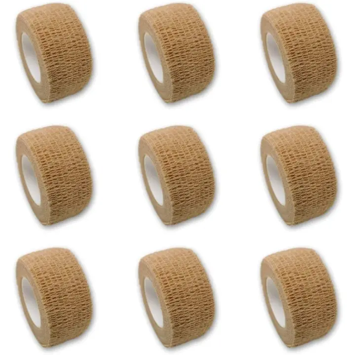 Juego de 9 vendas de yeso, yeso, vendaje de dedos, sin adhesivo, vendaje de herida, vendaje de fijación, yeso para humanos y animales - 1