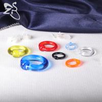 ZS-Anillo de acrílico colorido para la nariz para hombre, Piercings de tabique de calibre grande, anillos de cuentas cautivas, expansor de carne, joyería, 2-8MM, 1 pieza - details 5