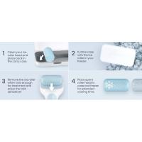 Rodillo de hielo Facial Premium con estuche de transporte y rodillos para ojos fríos de larga duración para ojos hinchados y masaje frío - details 4
