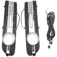 Luz LED de circulación diurna DRL, luz antiniebla ámbar y blanca para Volvo S80 2007-2013 - details 0