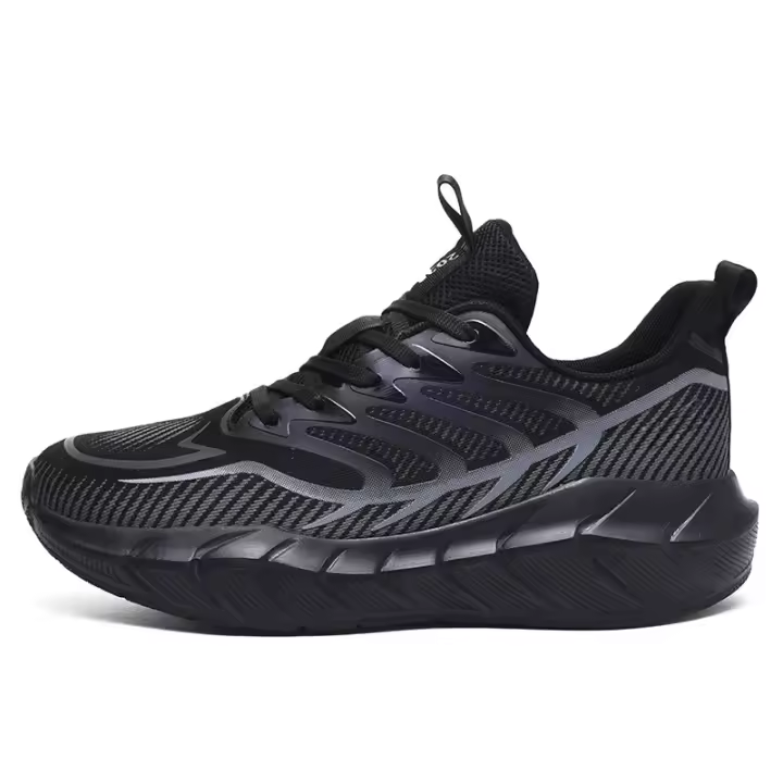 Nuevas zapatillas transpirables de malla, zapatillas de correr cómodas con suela blanda antideslizante - 1