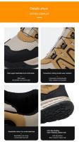 Zapatos de Seguridad para Hombres Botas de Trabajo Indestructibles con Punta de Acero - details 14