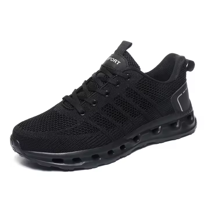 Zapatillas Deportivas de Malla Tejida con Mosca para Hombres Tamaño Grande Casual de Moda - 1