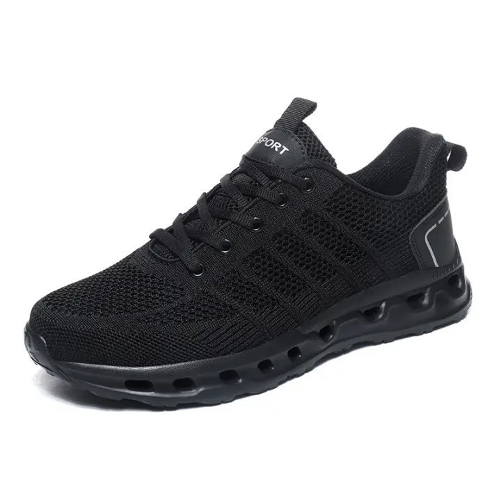 Zapatillas Deportivas de Malla Tejida con Mosca para Hombres Tamaño Grande Casual de Moda - 1