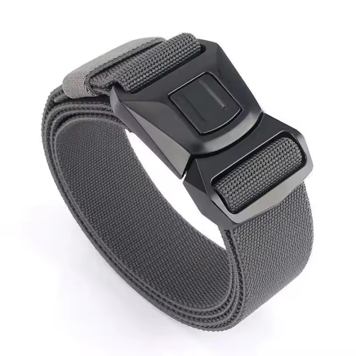 Cinturón Táctico de Nylon para Hombres BUNO Hebilla de Metal Rustible Liberación Rápida de Jeans - 1