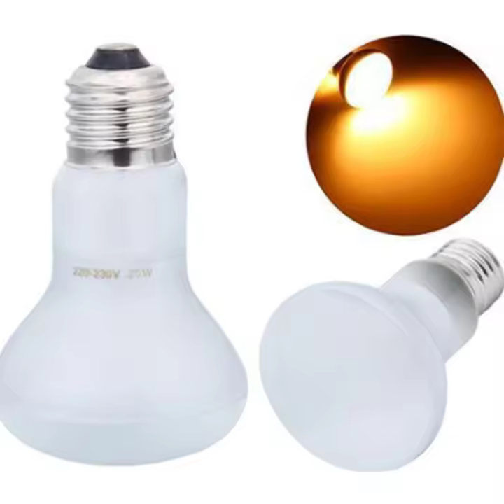 Lámpara de calor Led infrarroja para mascotas, Bombilla de calor para reptiles, duradera, ajustable, UVA, E27, 4 tipos - 1