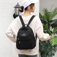 Mochila Pequeña Para Hombres Y Mujeres Capacidad Grande Rucksack De Viaje Estilo Casual Moda Mini Daypack Bolsa De Hombro Escolar Material Nylon Negro Rojo Tinto Azul Oscuro Azul Cielo - details 8