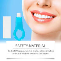 Kit de reparación dental para blanquear, eliminar manchas negras, dientes amarillos y limpiar con esponja - details 8