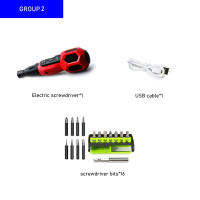 Set de Herramientas Eléctricas Inalámbricas Mini Taladro Eléctrico 3.6V Batería de Iones de Litio Carga USB Accesorios Multifuncionales DIY - details 12
