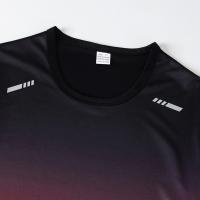 Paquete de 4/1/2 ropa deportiva de secado rápido con gradiente para hombres, ocio para adolescentes, Joker, manga corta, varios tamaños, colores mezclados, para correr y Fitness - details 17